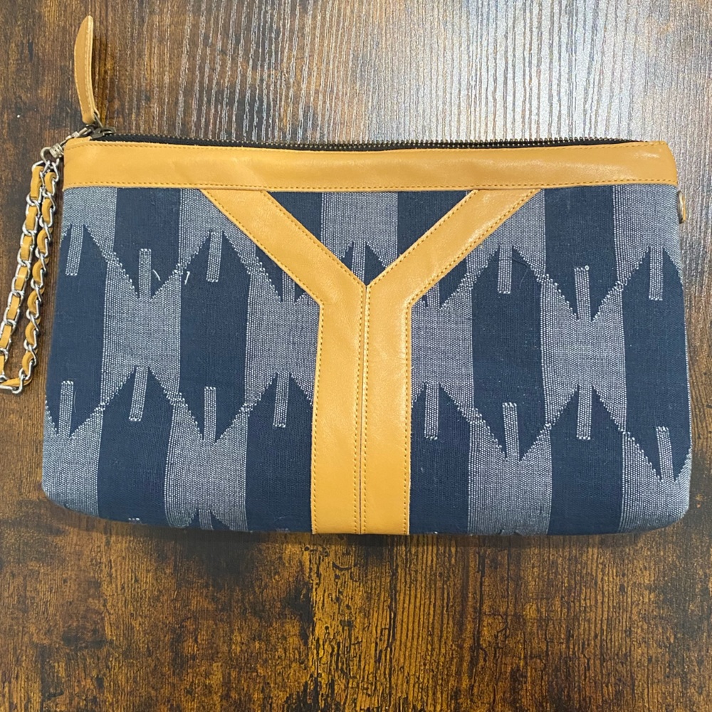 NOONDAY COLLECTION | Clutch With Wristlet From Nepal With Genuine Leather